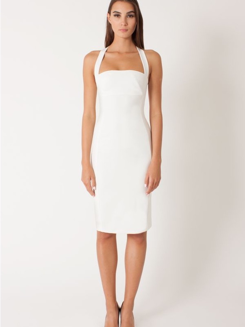 Black Halo Bryson Sheath Dress White
Crisscross Open Back Mini